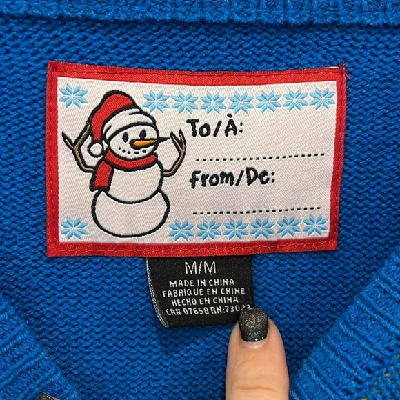 🚩 Christmas sweater size medium - Picture 6 of 9
